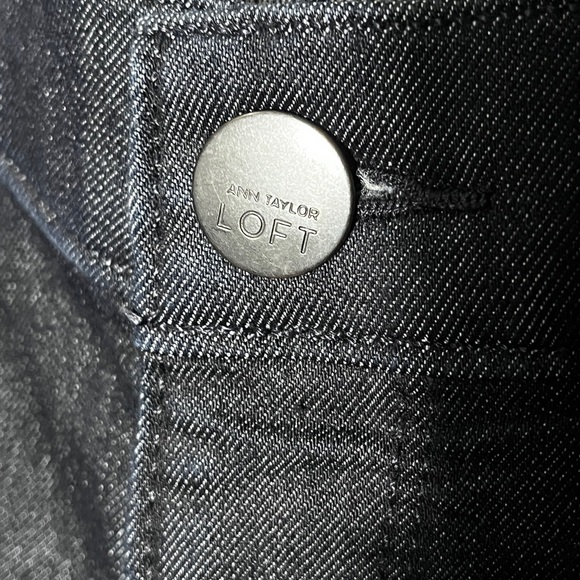 LOFT Dark Blue Modern Skinny Jeans sz 28 / 6 NWT - Picture 4 of 11